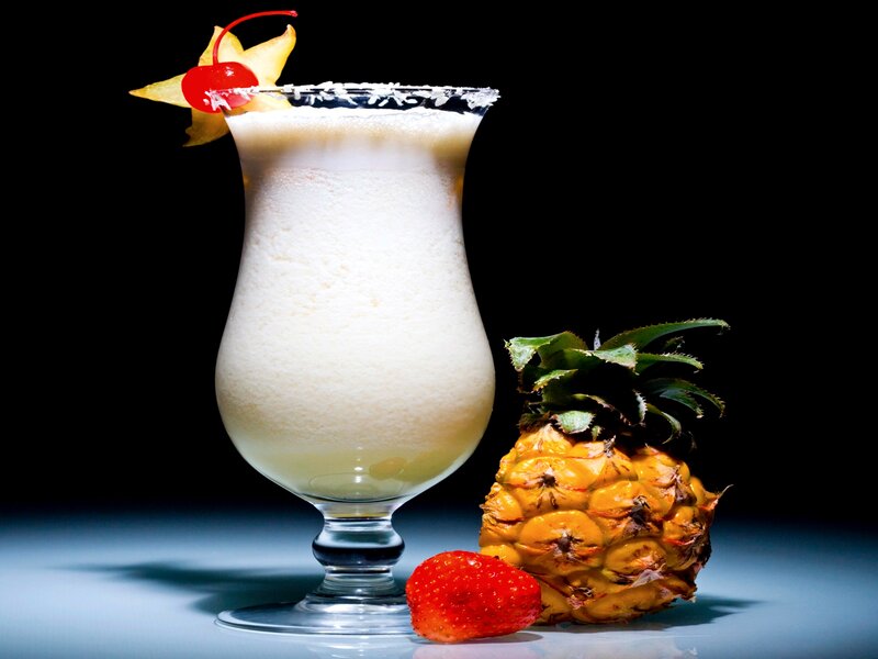 Frozen Cocktail with Fruit