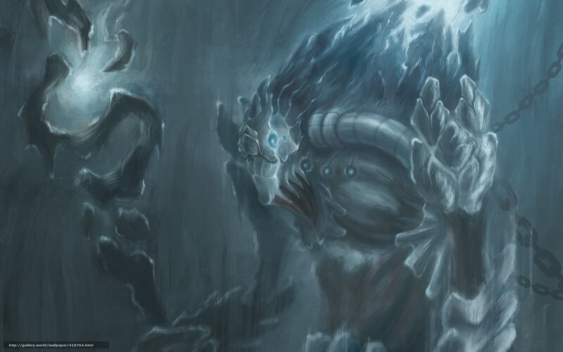 frozen demon creature