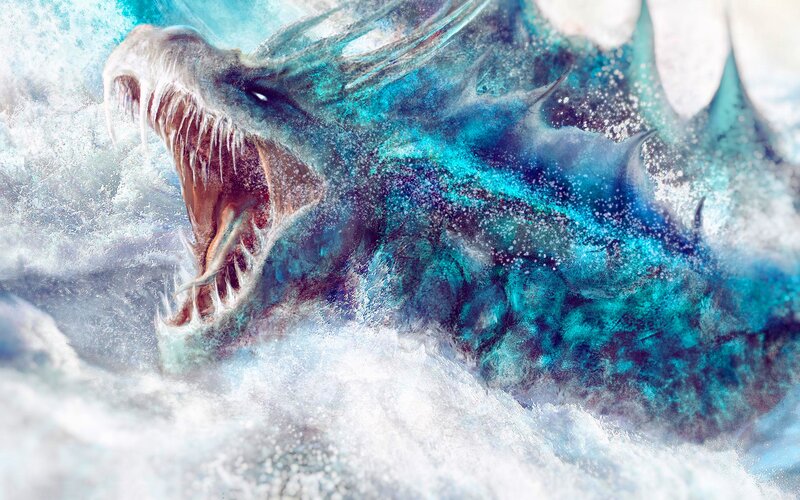 Frozen Dragon Head
