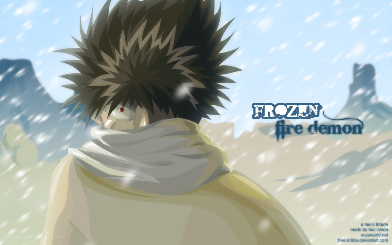 Frozen fire demon