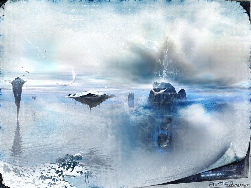 frozen floating islands
