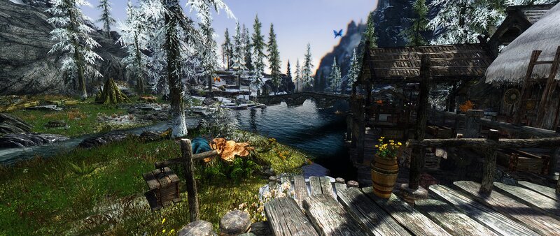 Frozen Forest Village