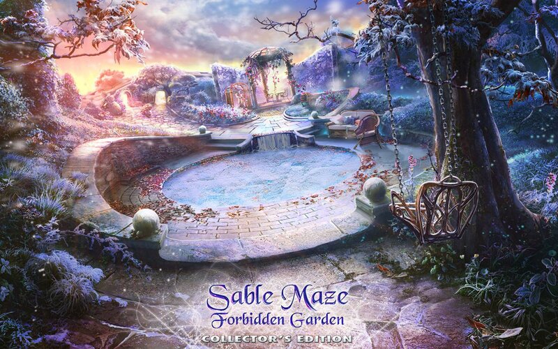 Frozen Garden with Swing