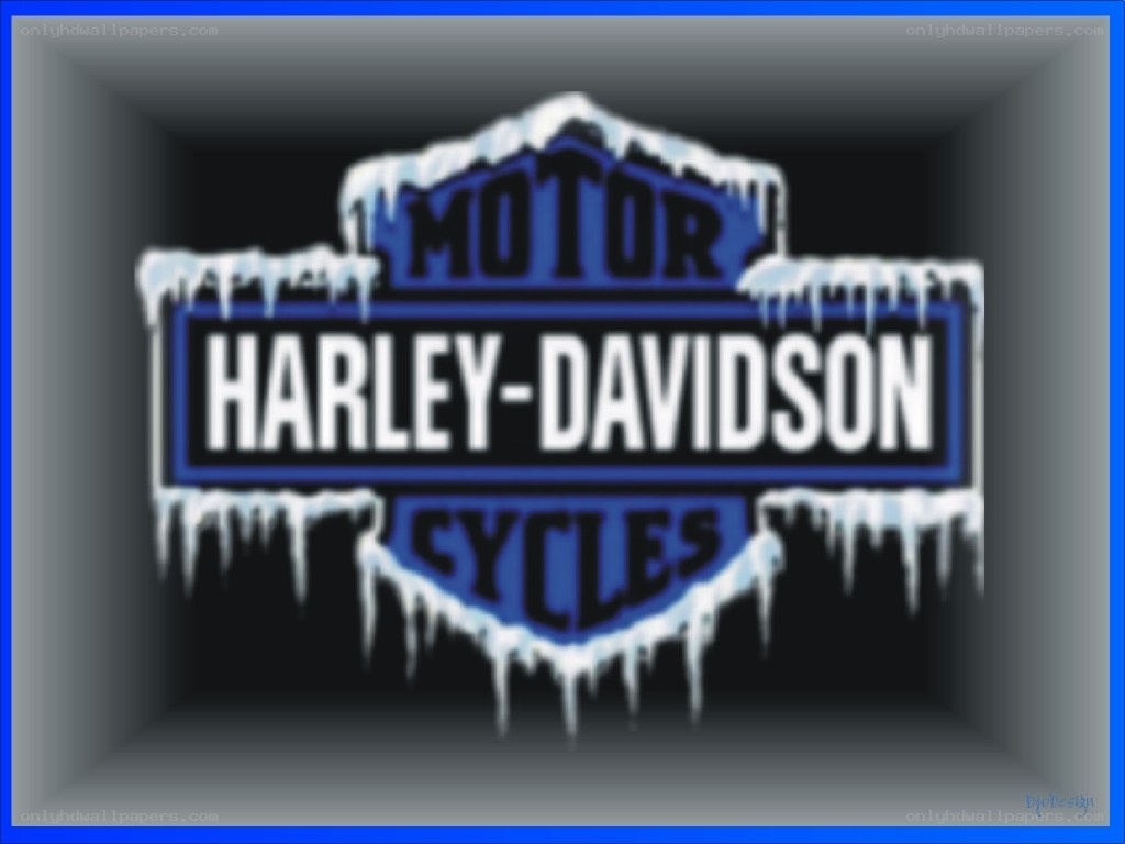 frozen harley-davidson logo