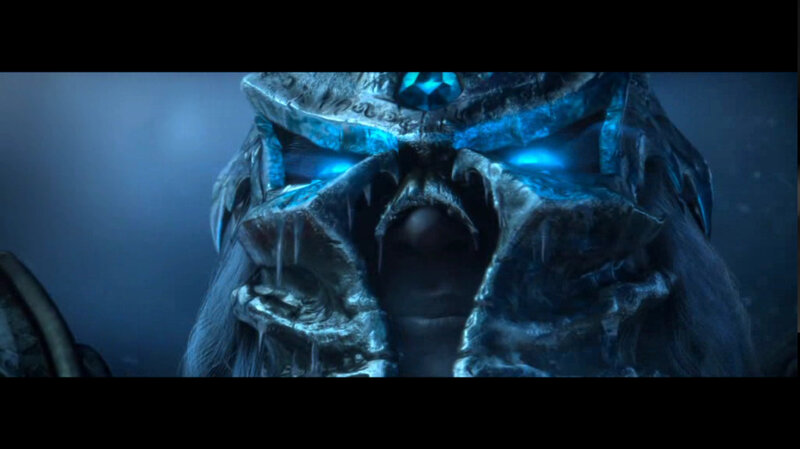 frozen ice demon face