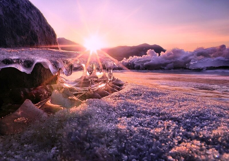 Frozen Ice Formations