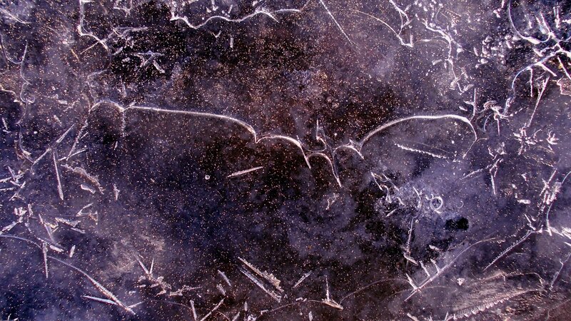frozen ice patterns