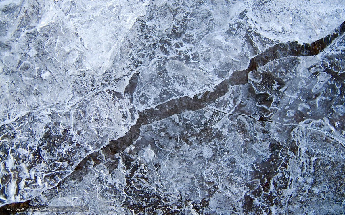 Frozen ice texture