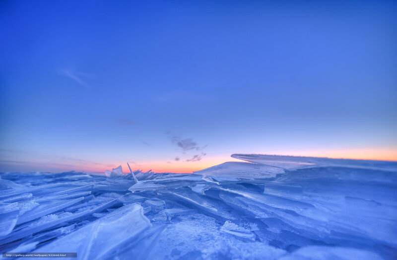 Frozen Lake Ice