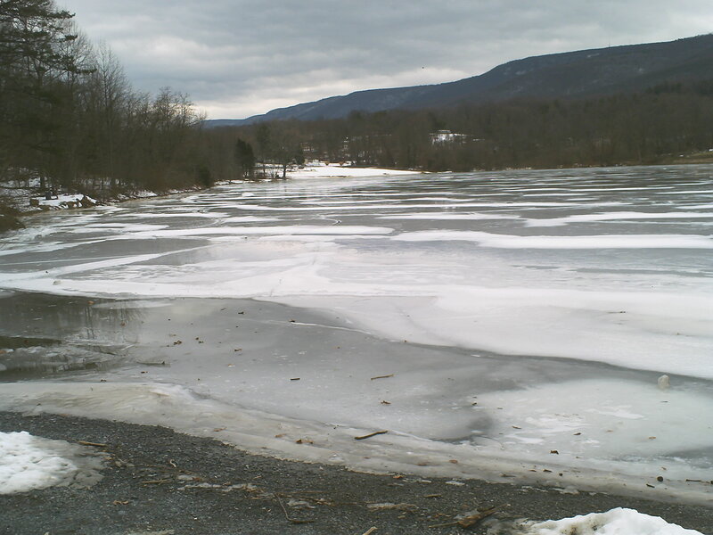 Frozen Lake Surface