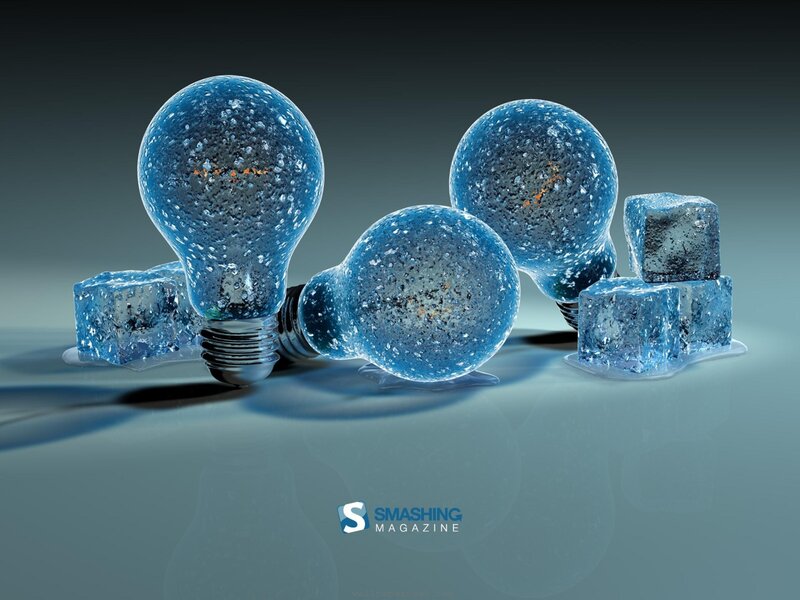 frozen light bulbs