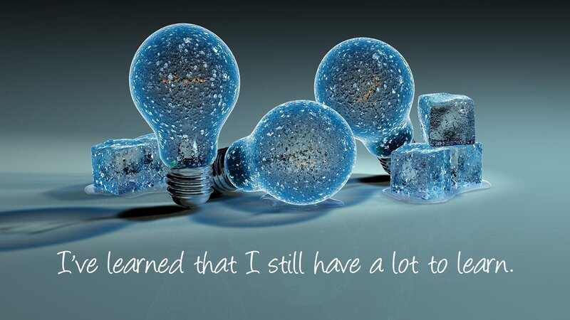 Frozen Light Bulbs — Blue, Contemplative