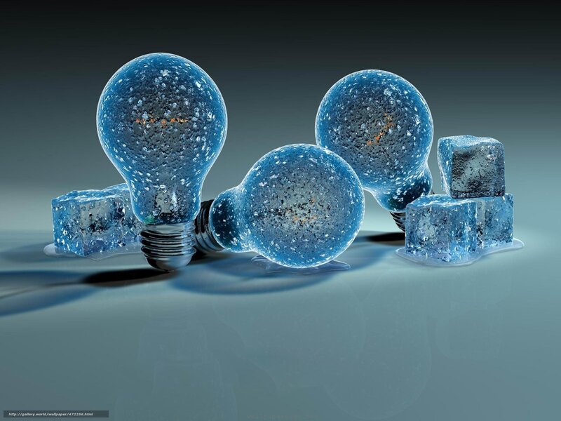 Frozen Light Bulbs — Cold