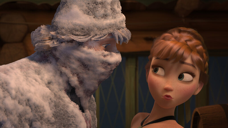 Frozen Man and Girl