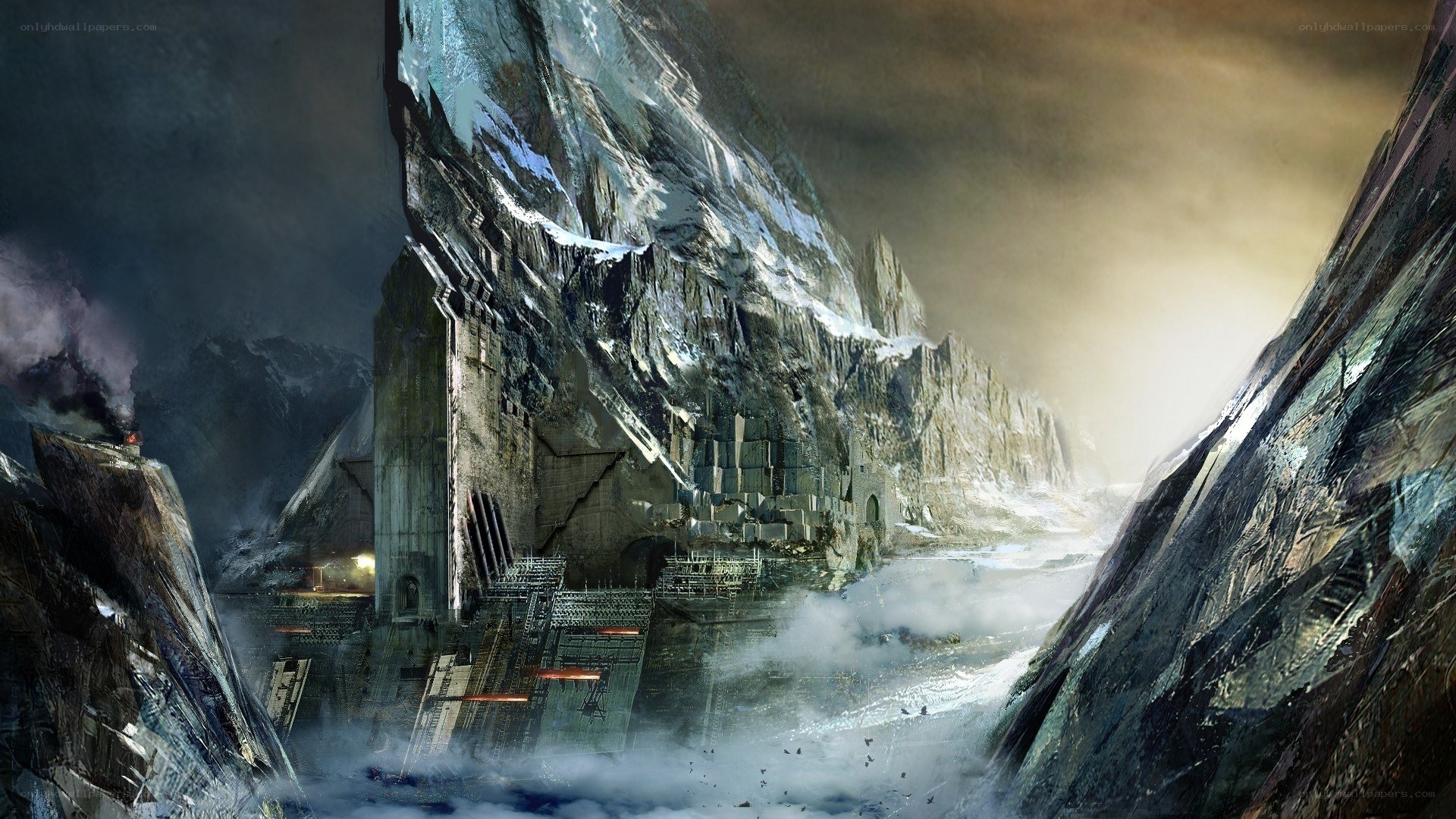 frozen mountain fortress