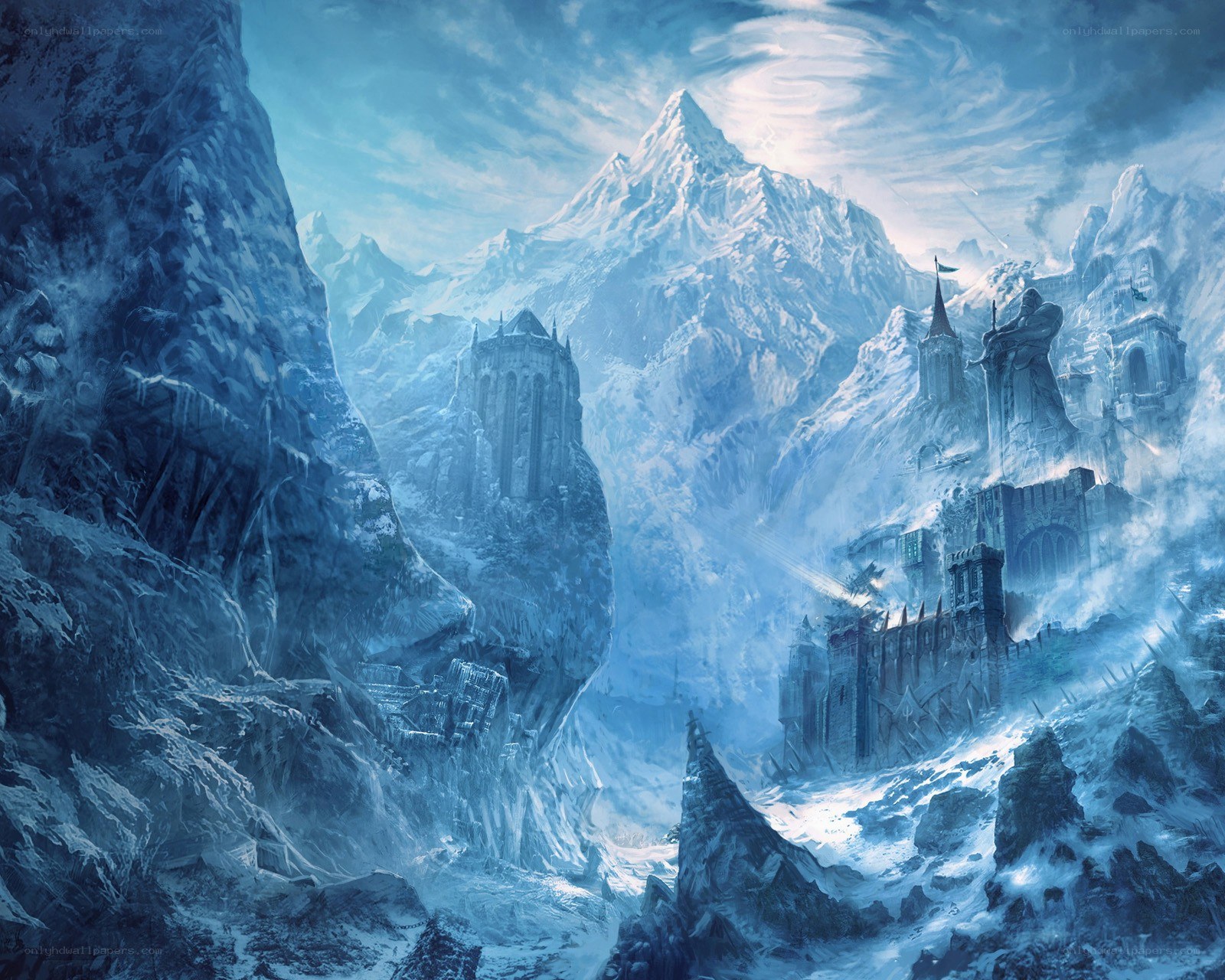 frozen mountain fortress