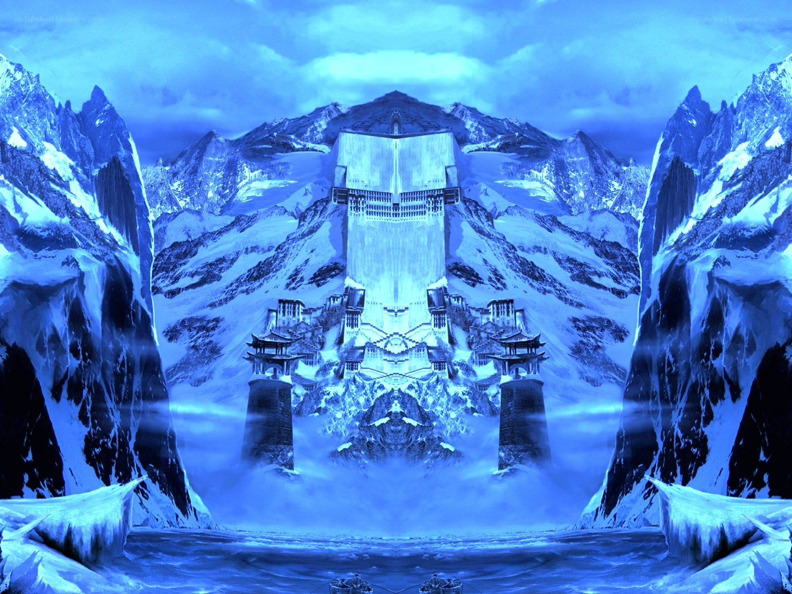 frozen mountain fortress