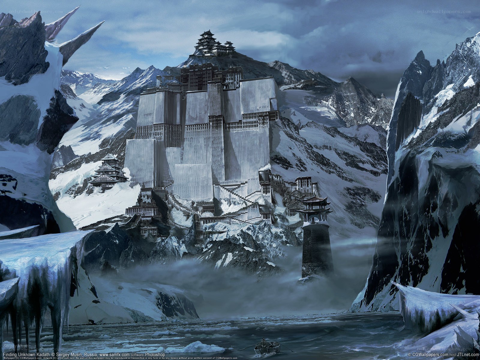 Frozen mountain fortress