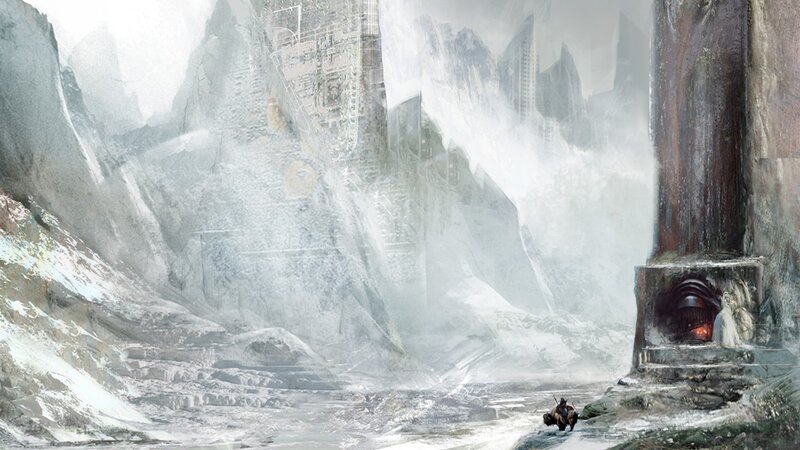 frozen mountain pass