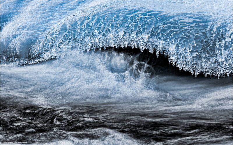 Frozen Ocean Wave