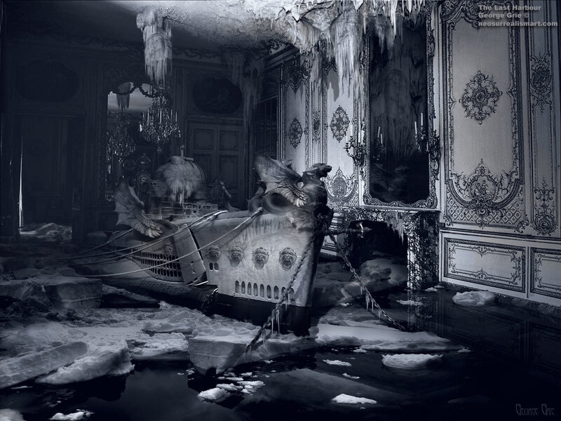 Frozen palace interior