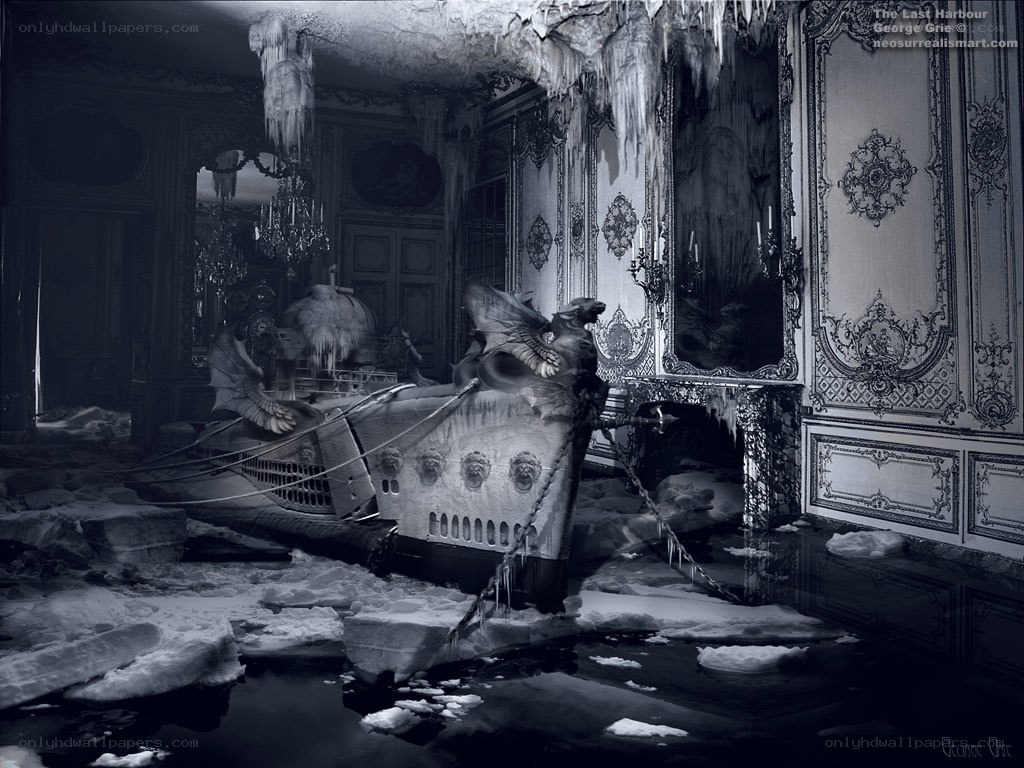 Frozen palace interior