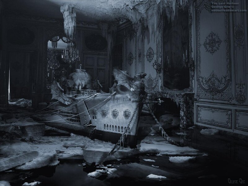 Frozen palace interior