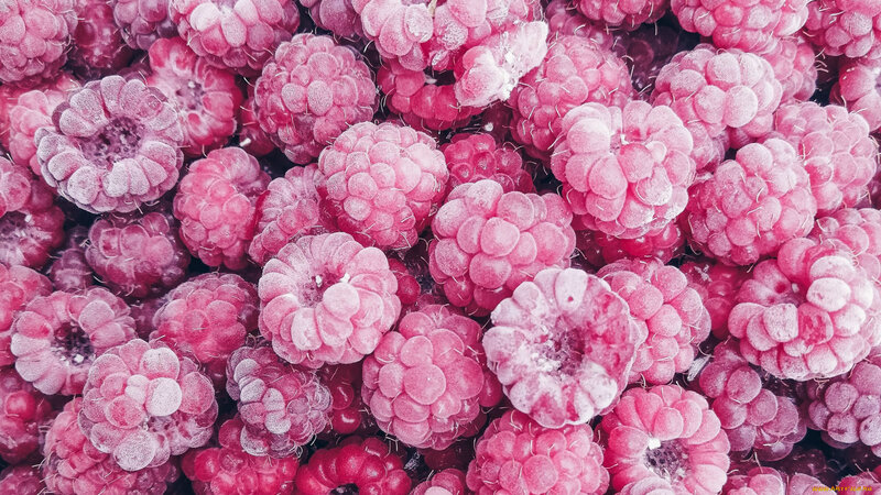 Frozen Raspberries — Pink