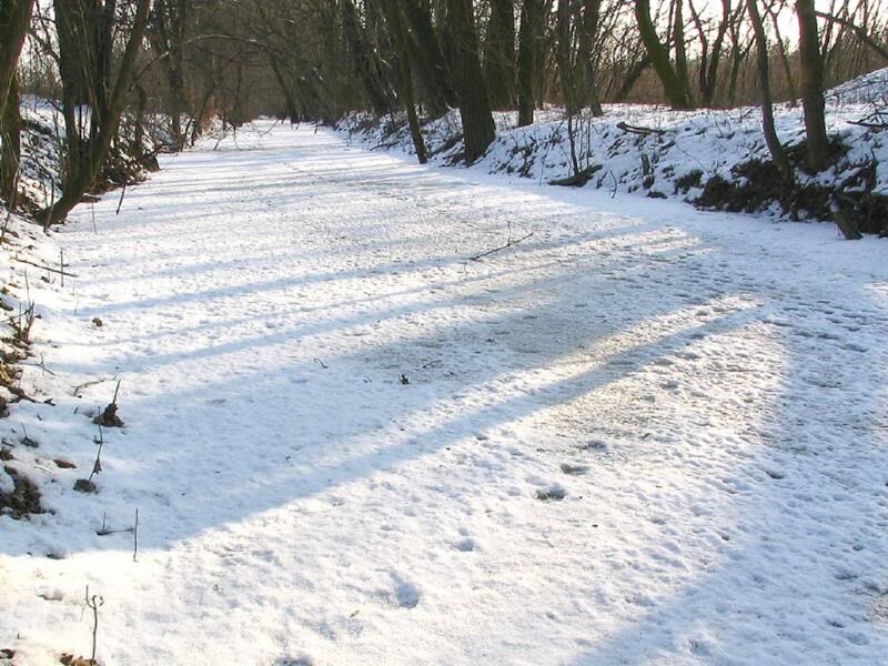 Frozen River Path