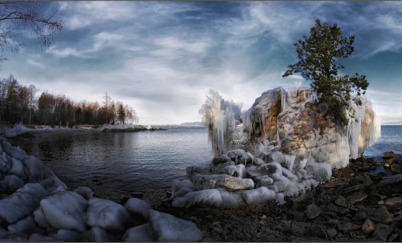 Frozen Rock Formation