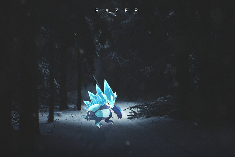 Frozen Salandit in Forest