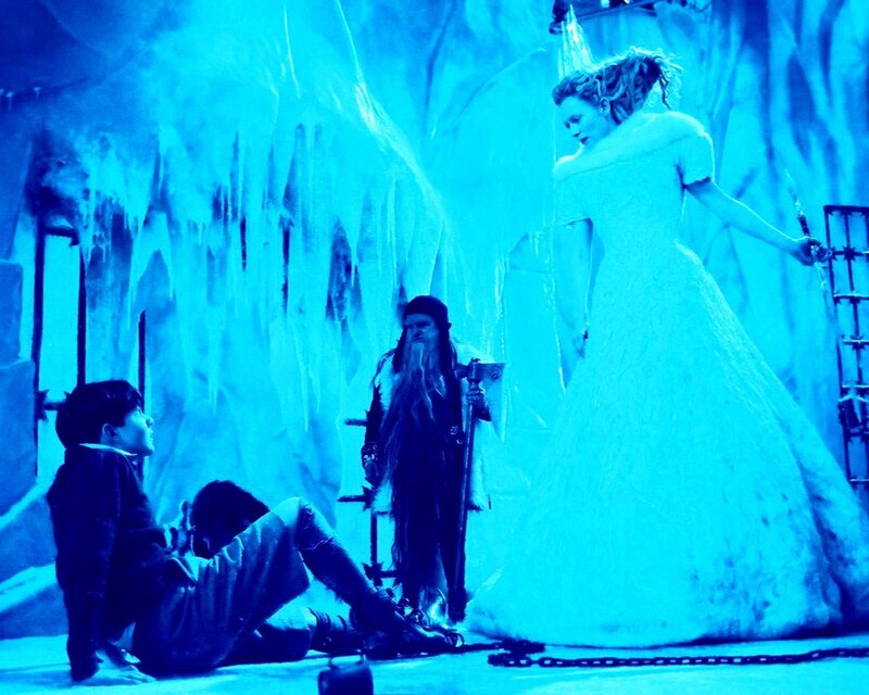 Frozen scene with characters