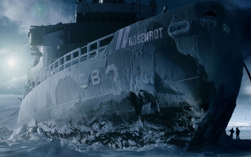 Frozen Submarine — Blue, Dramatic, Cold
