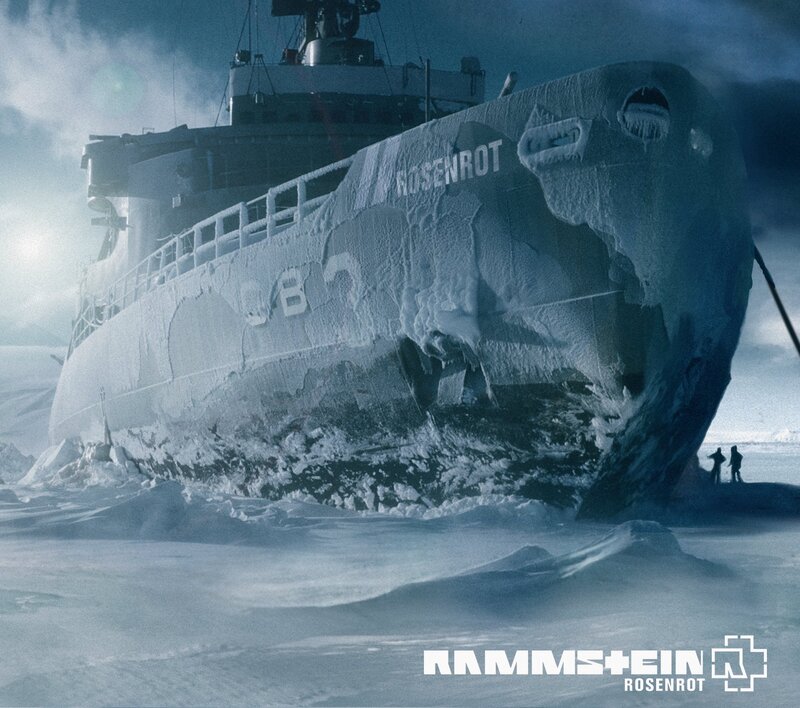 Frozen Submarine in Ice — Blue