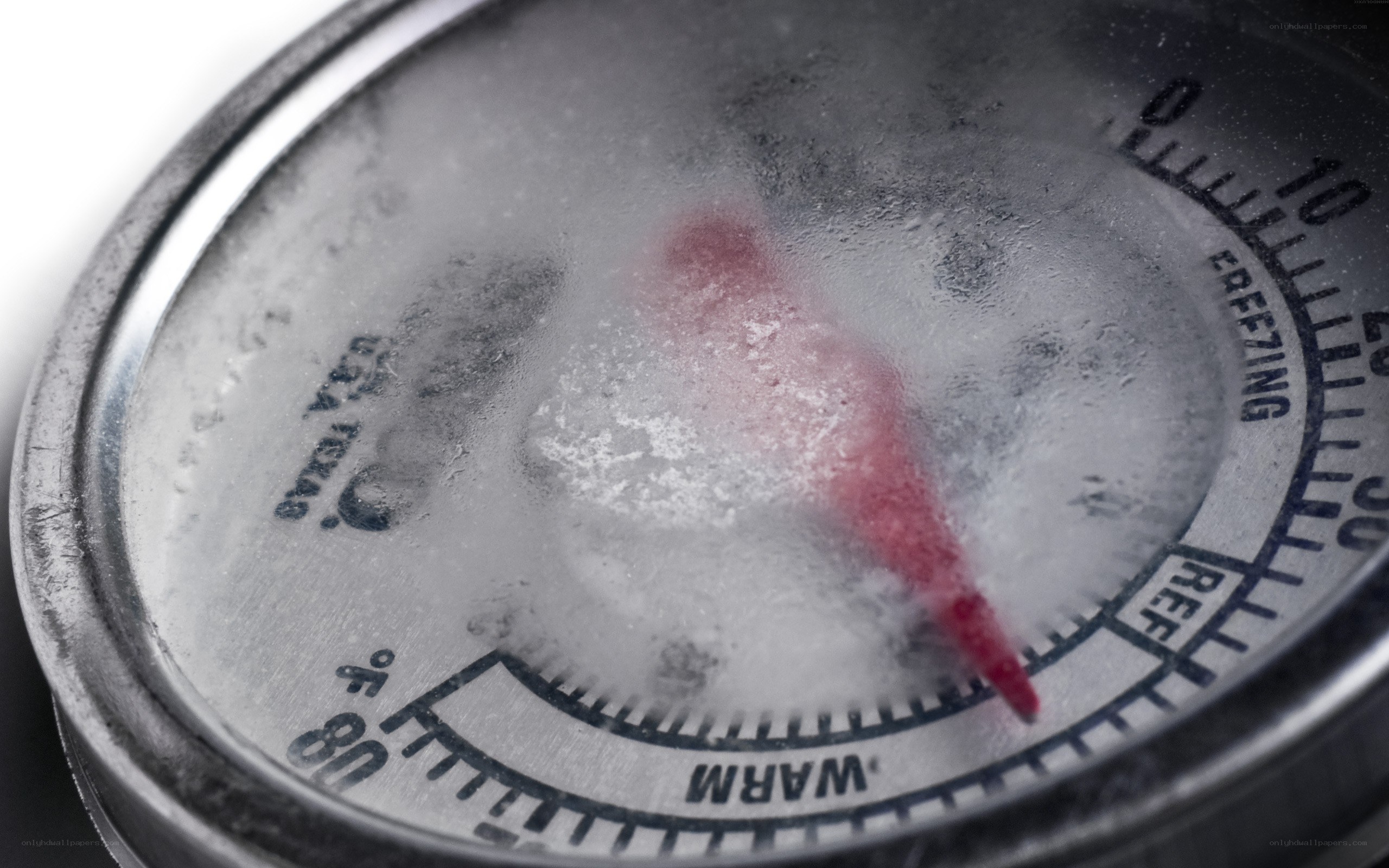 frozen thermometer gauge