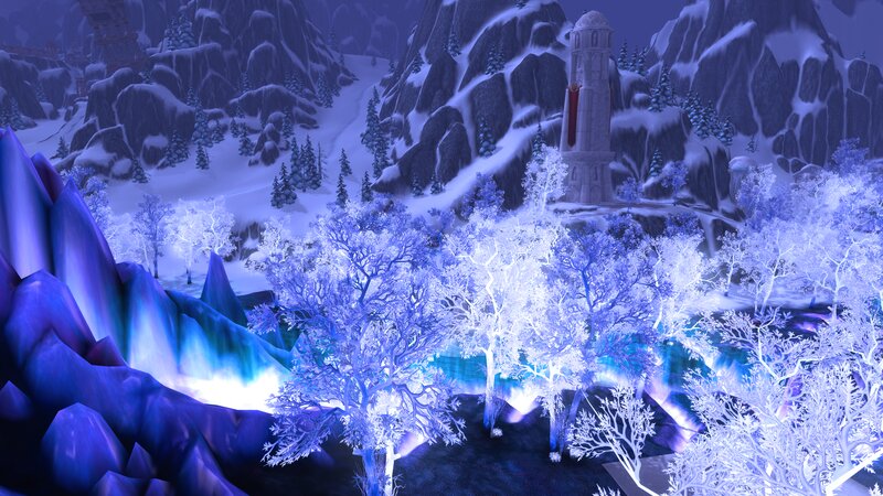 Frozen Trees and Tower