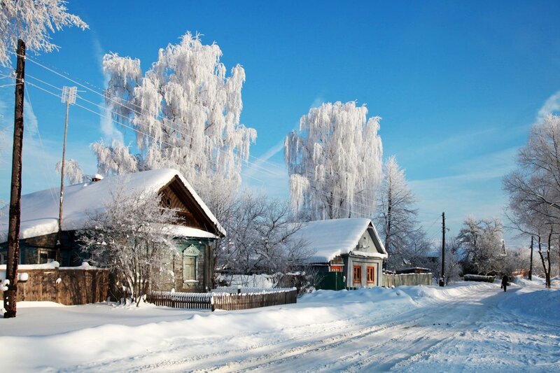 Frozen Village Houses