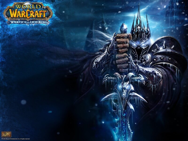 Frozen Warrior Holding Sword — Blue, Dramatic, Winter