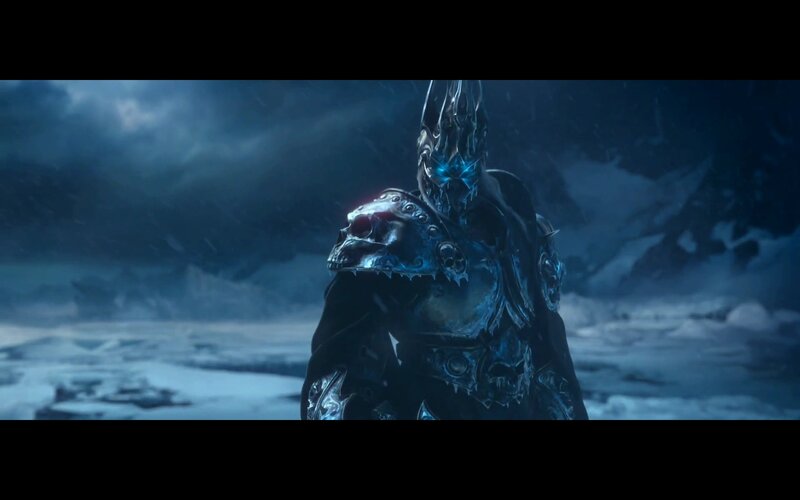 frozen warrior in storm