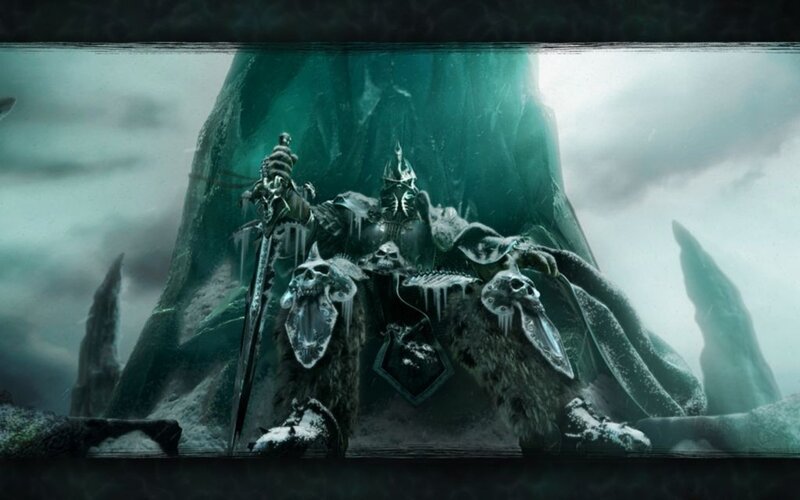 Frozen Warrior on Throne