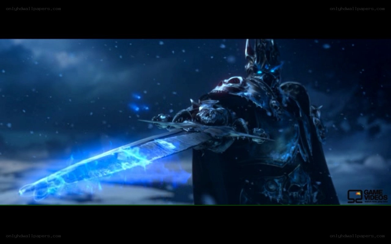 frozen warrior with glowing sword