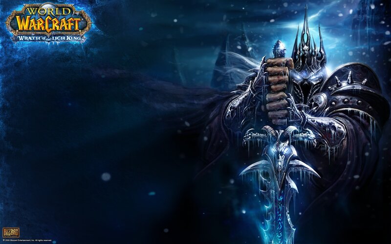 Frozen Warrior with Sword — Blue, Dramatic
