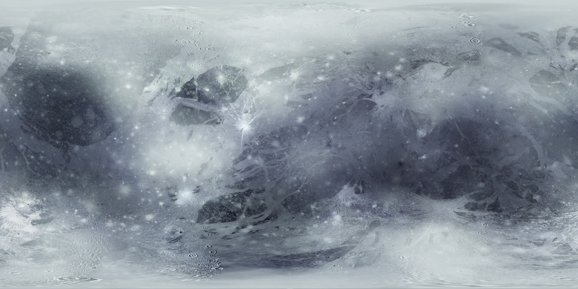 frozen water surface
