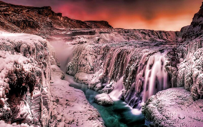 Frozen Waterfall Canyon