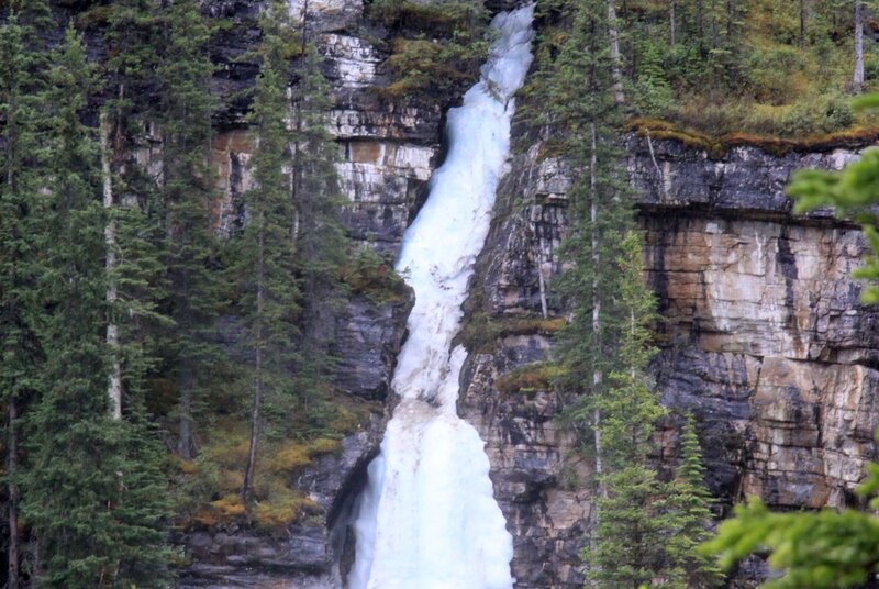 Frozen Waterfall — Green, Natural