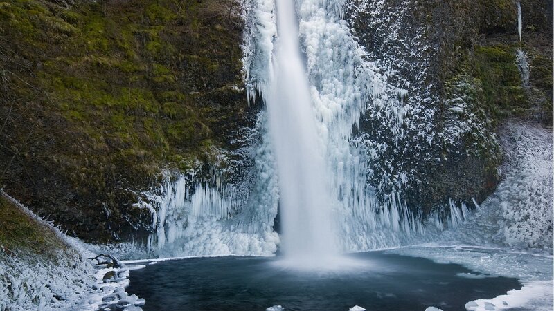 Frozen Waterfall — Ice