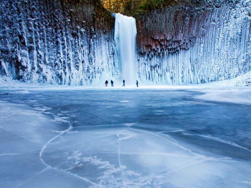 Frozen Waterfall — Photograph