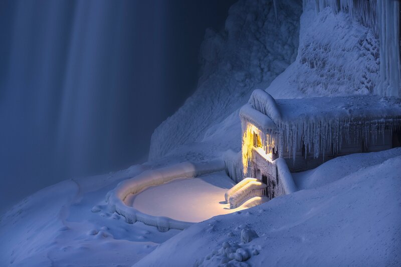 Frozen Waterfall Structure