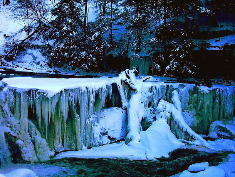 Frozen Waterfall