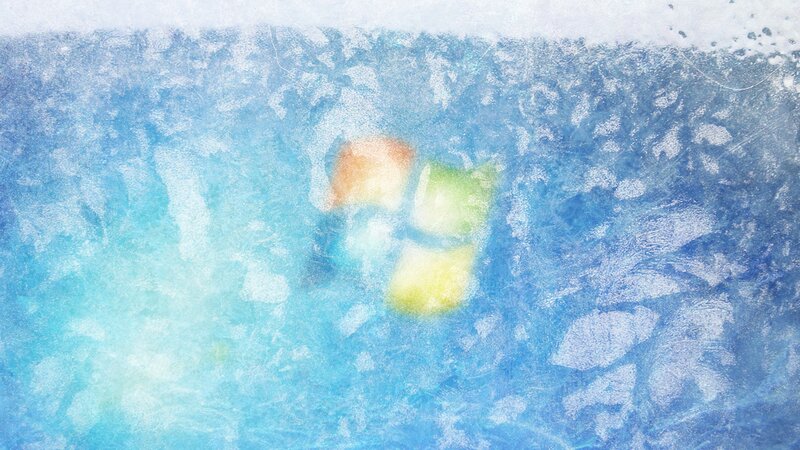 frozen windows logo
